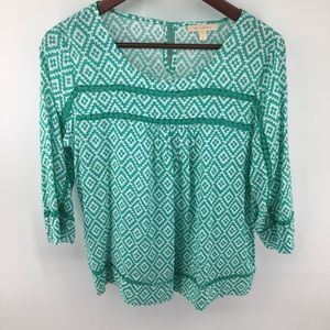 Anthropologie Skies Are Blue Top